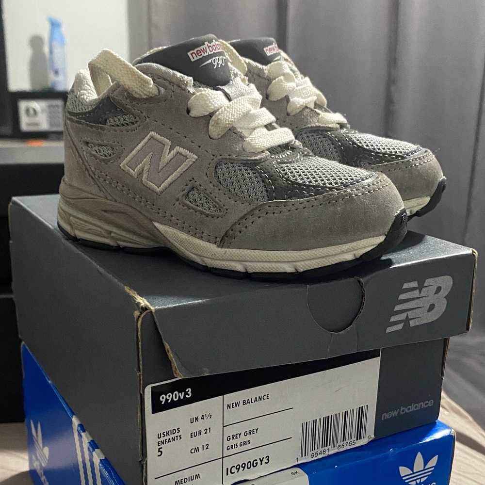 New Balance  990 Kids' Gray UNISEX